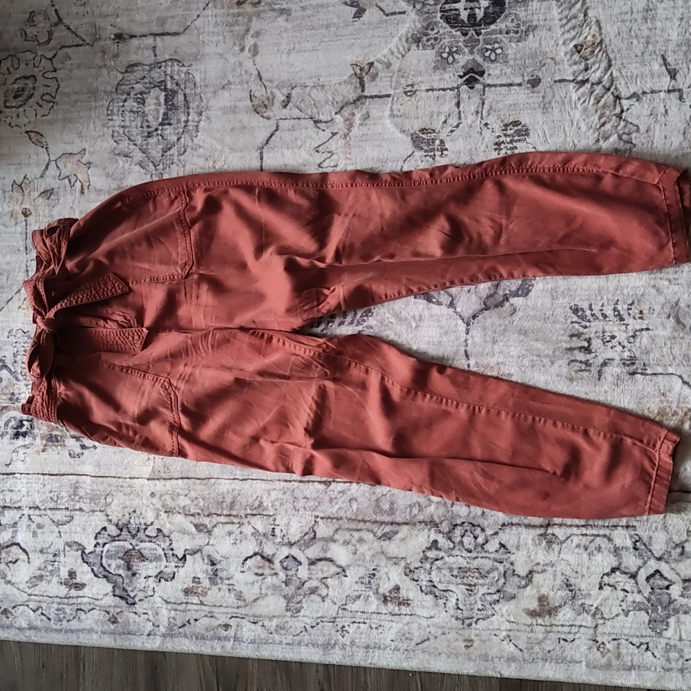 Paperbag high waist pants